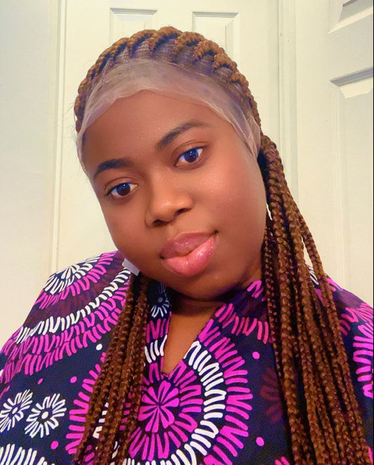 Briaded long corn roll