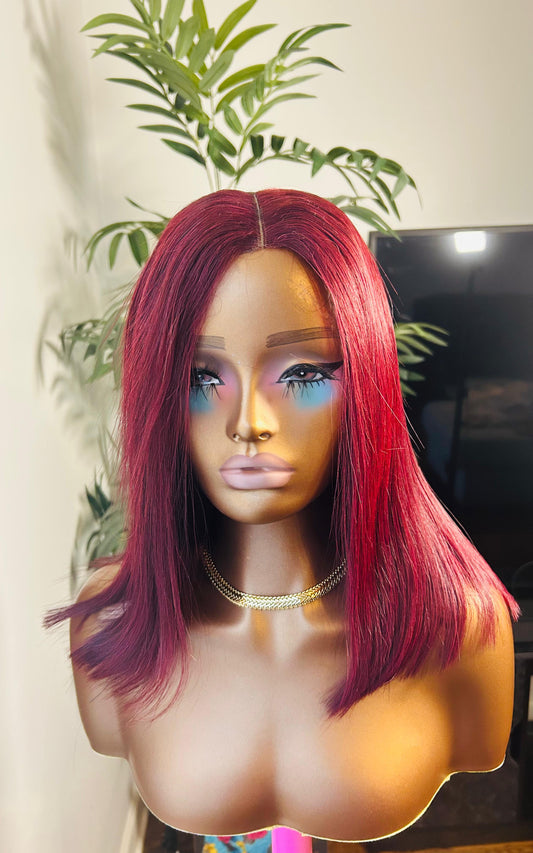 Virgin hair, SDD bone straight, 5by5 closure, 12 inches