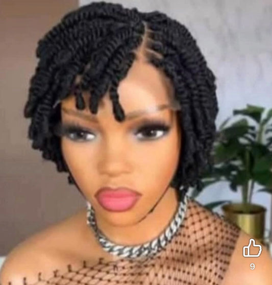Braided hair wig