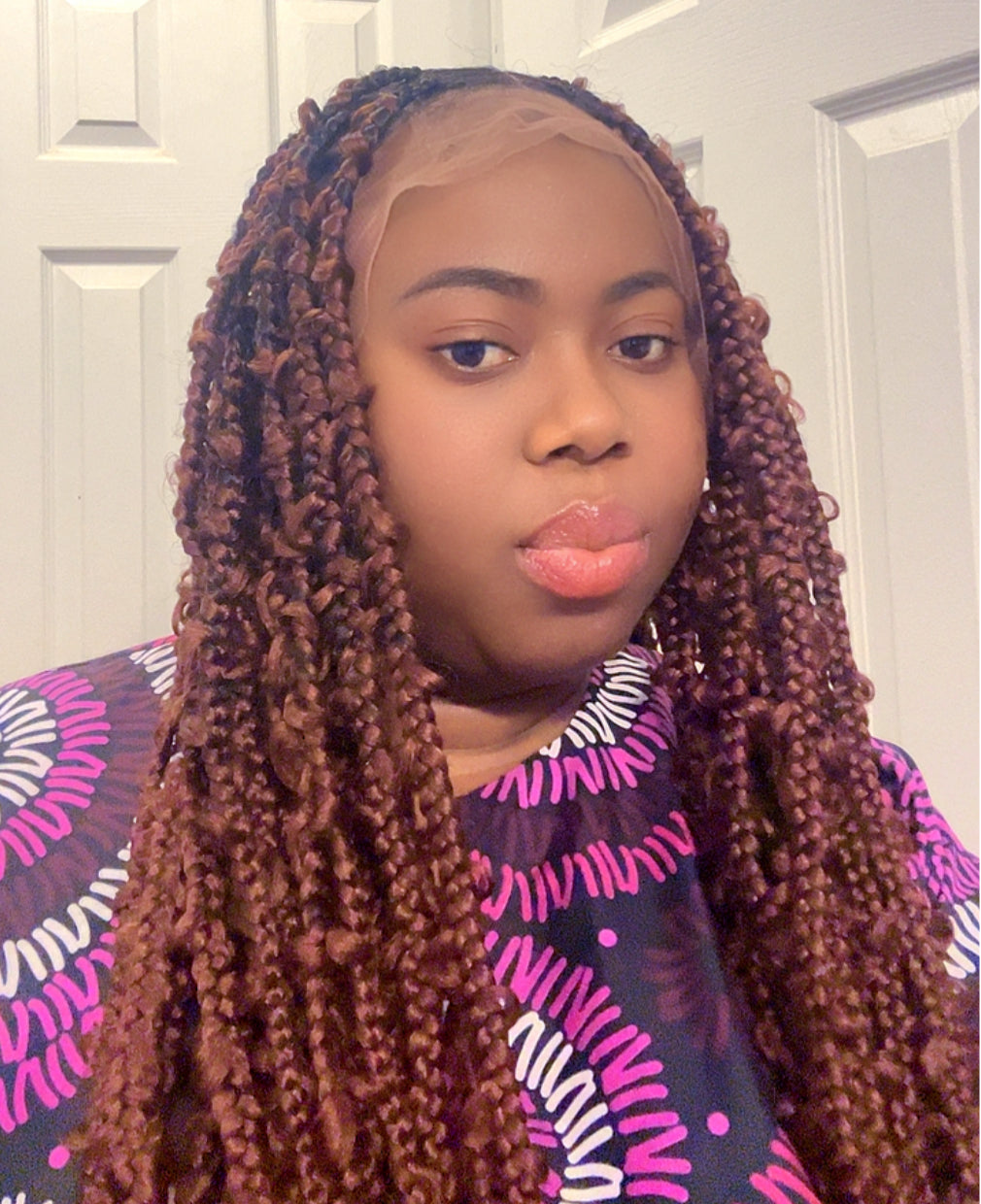 Twist long Briaded wig