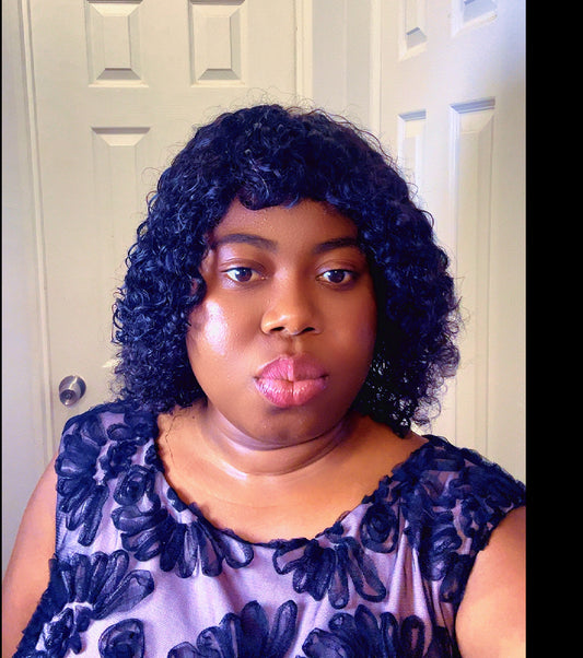 Celebrity fringe curl