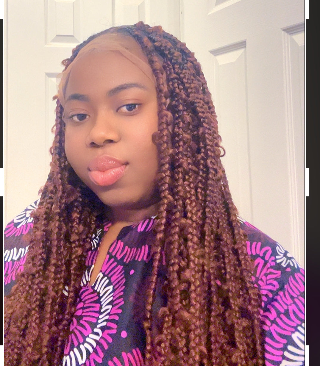 Twist long Briaded wig