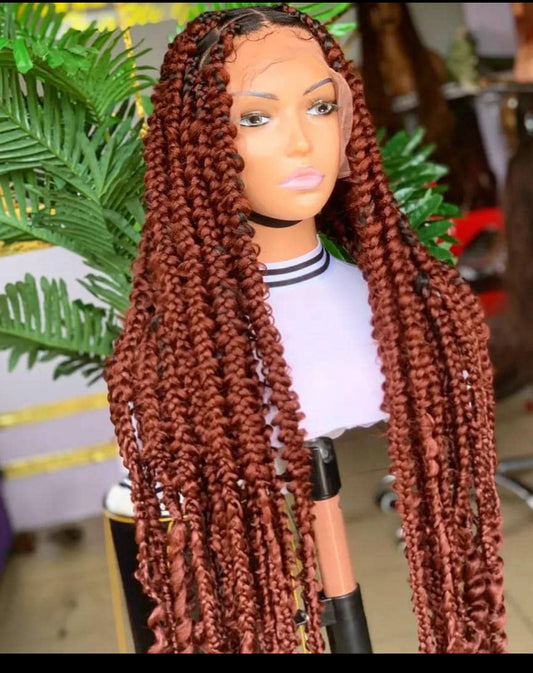 Twist long Briaded wig